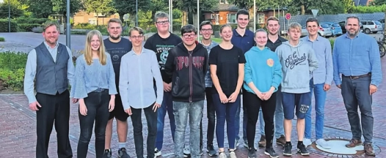 Foto der Jugendlichen aus dem Jugendrat der Gemeinde Gnarrenburg © Gemeinde Gnarrenburg